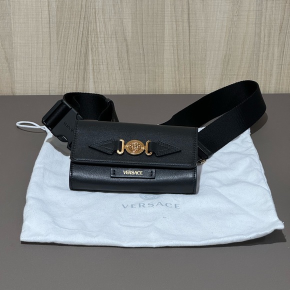 Versace Handbags - VERSACE MEDUSA MESSENGER BAG